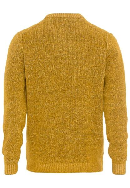 Camel Active Strickpullover Rundhals gelb S21 6K19409549 