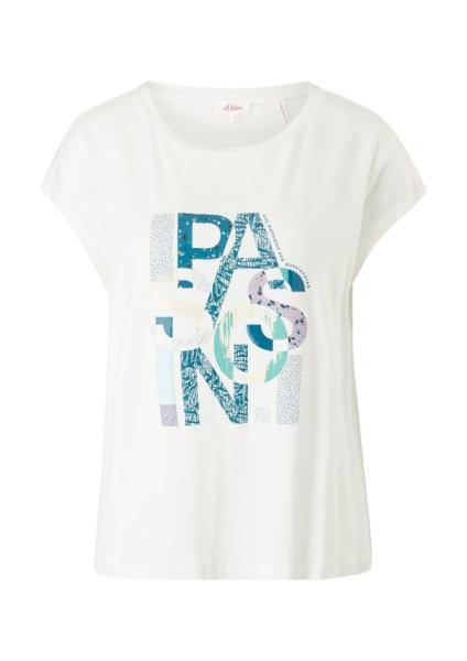 s.Oliver T - Shirt mit Wording 2116600 