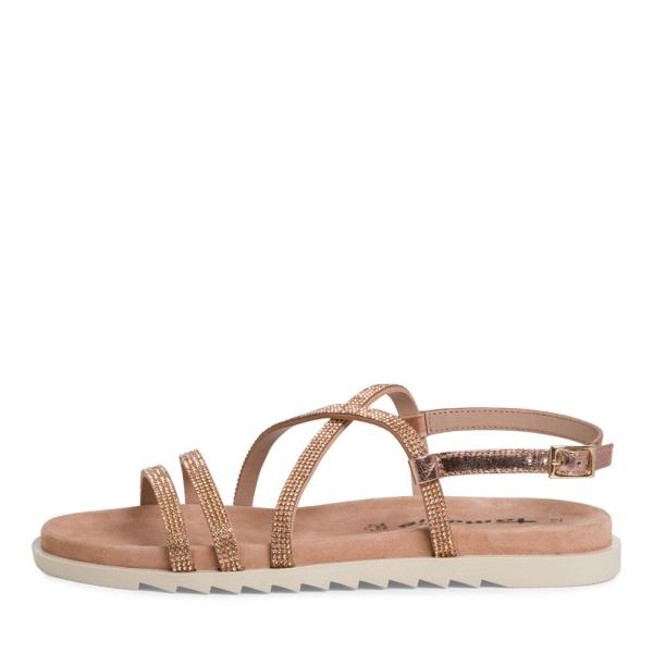 Tamaris Sandale Riemchen Leder copper glam S13  1-1-28121-20 