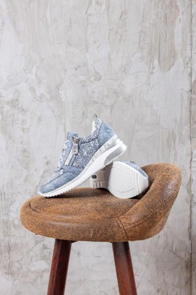 Remonte Damen Sneaker ozeanblau D2401-12 