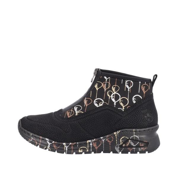 Rieker Damen Slipper urbanschwarz  S23  M4953-00 