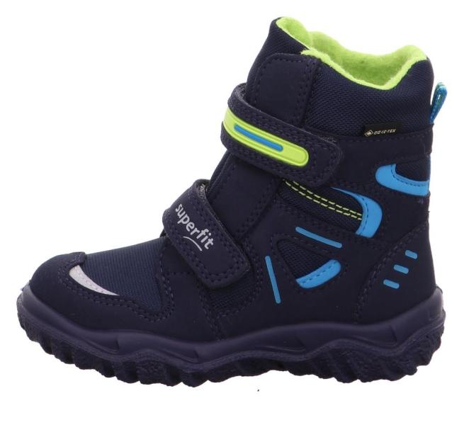 superfit HUSKY SCHWARZ/GRÜN Winterstiefel warm GORETEX wasserdicht 0-809080-8000 