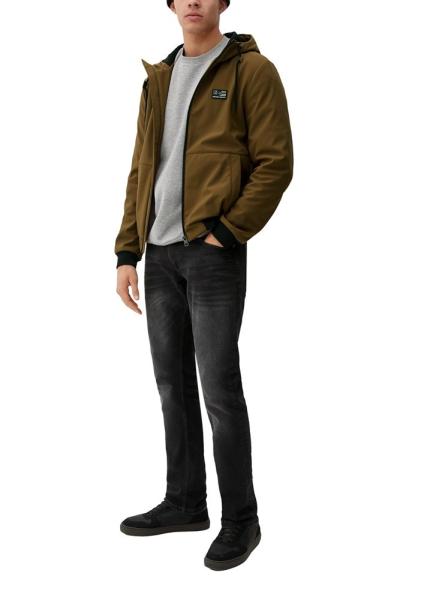 QS designed by Herren Outdoor-Jacke mit Paspeltaschen braun S13  2125485 