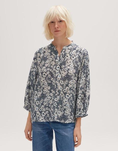 OPUS Printbluse Falindo Blumendruck blau S13 10154411186177 