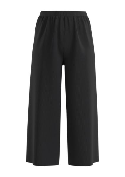 s.Oliver Regular: Culotte mit Plisséefalten grün, schwarz S13  2129625 