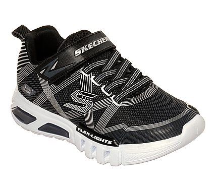 Skechers Lights Flex Glow - Sneaker schwarz und blau Blinker 90542L  