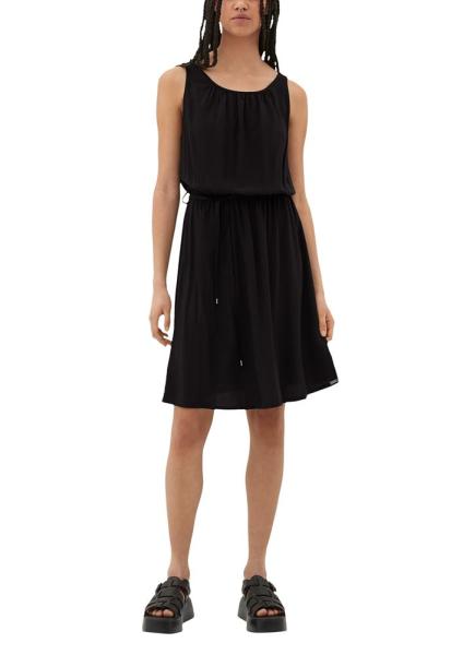 QS designed by Viskosekleid mit Raffung S13 2132725 