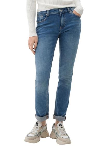 QS designed by Jeans Catie Waschung 5- Pocket- Form blau S22 2124988 38 | 55Z2 BLUE | L32