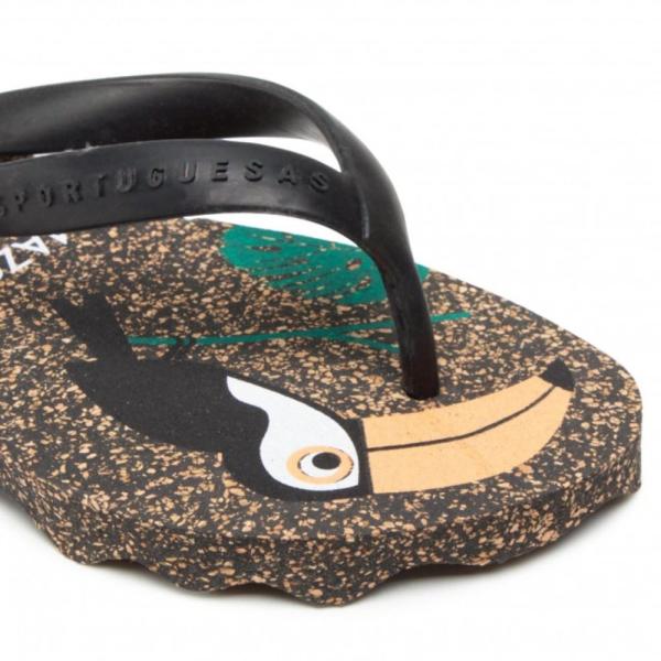 ASPORTUGUESAS Zehentrenner Flipflop Kork nachhaltig kautschuk P018120005 