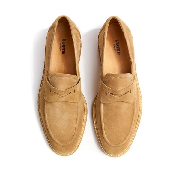 Lloyd Slipper ORLEANS Mokassin nougat Rauleder S13 13-143-24 