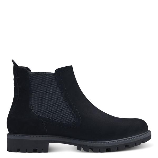 Tamaris Chelsea Boots Leder blau S23 1-25401-41 