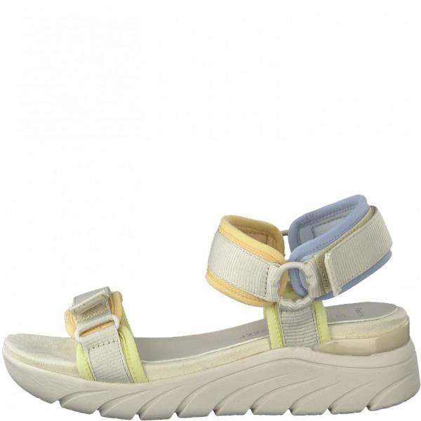 Marco Tozzi sportive Sandale Farbmix Klettverschluss 2-2-28542-28 