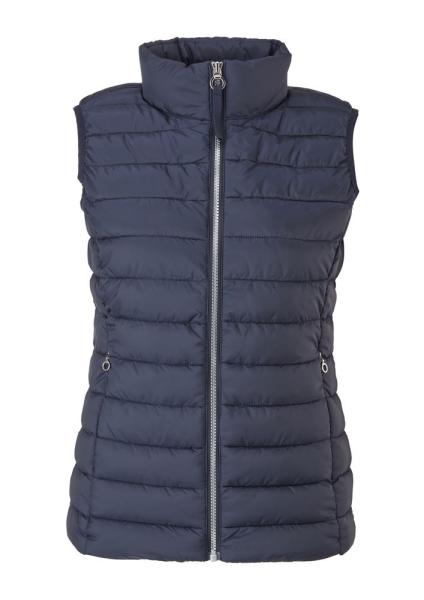 s.Oliver Damen Steppweste Stehkragen grün,blau,schwarz S22 2116408 