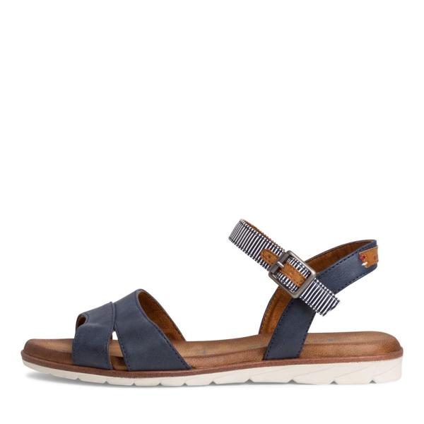 Tamaris Sandale Riemchen gelb blau 1-1-28110-26 