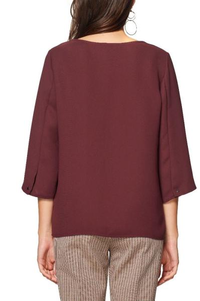 Esprit Collection Bluse 3/4 Arm bordeaux 118EO1F004 38 | E600 BORDEAUX R | 