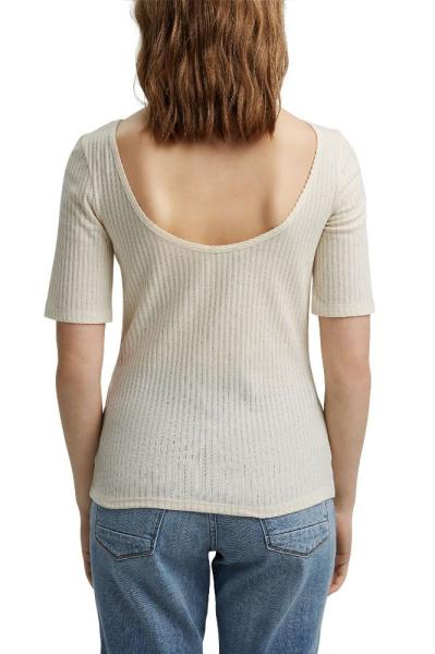 EDC by ESPRIT T-Shirt creme 041CC1K317 