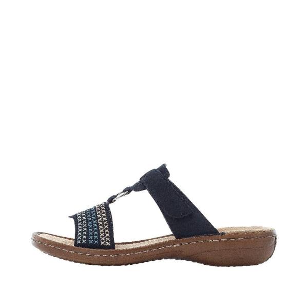 Rieker Antistress Damen Pantolette blau S12 608K8-14 