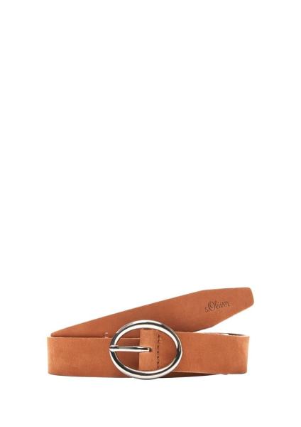 s.Oliver Ledergürtel Damen braun 2055354 100 | 8736 BROWN | 