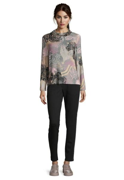 Betty Barclay Shirt Langarm  braun schwarz 47390637 