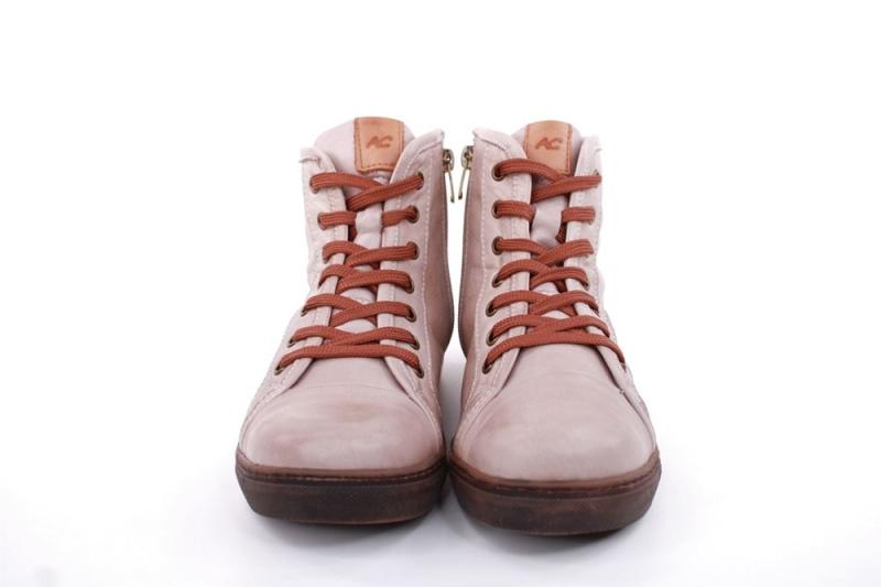 Andrea Conti Damen Schnürschuh Schnürstiefelette Leder Bequem grau S22 0348841665 