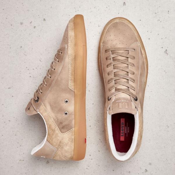 Lloyd BARON Sneaker Leder beige S12 12-035-12 
