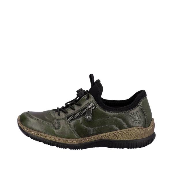 Rieker Antistress Damen Slipper Schlupfschuh grün S23 N32G2-54 