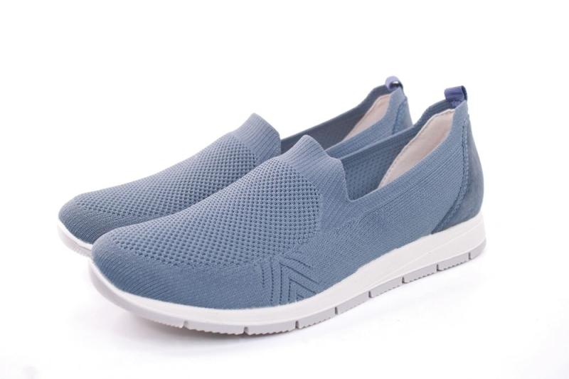 IMAC Damen Slipper Schlupfschuh Mesh blau, hellblau  S12 156260 