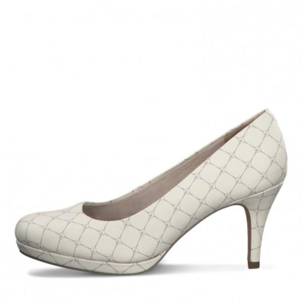 Tamaris Pumps Logo creme  1-1-22444-24 