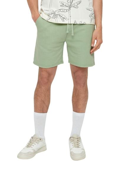 QS designed by Herren Sweatshorts aus Baumwolle grün S13  2131607 