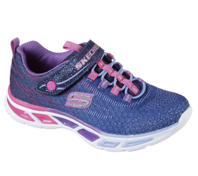 Skechers Litebeams Blinker blau und rosa 10667L 