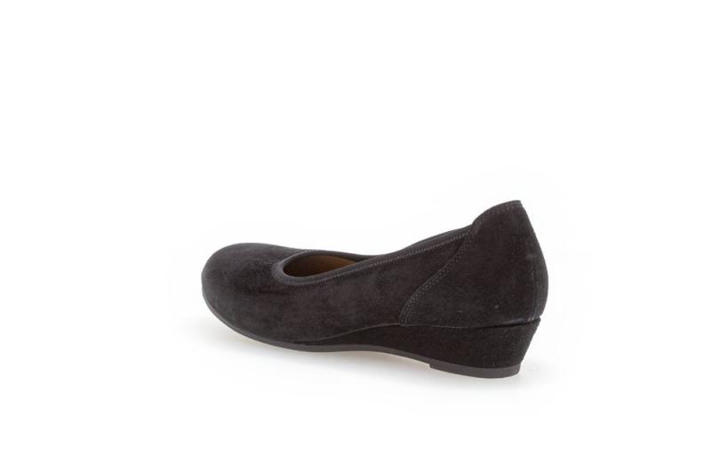 Gabor Pumps Keilabsatz schwarz S13 02.690.47 