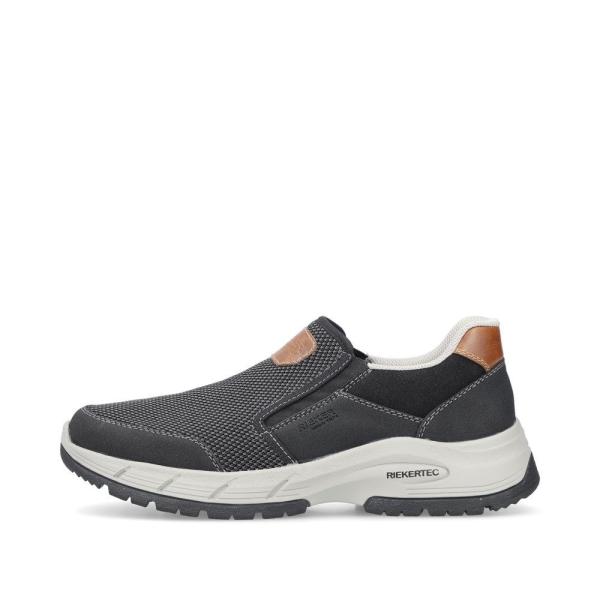 Rieker Antistress Herren Slipper Schlupfschuh schwarz S13 19150-00 