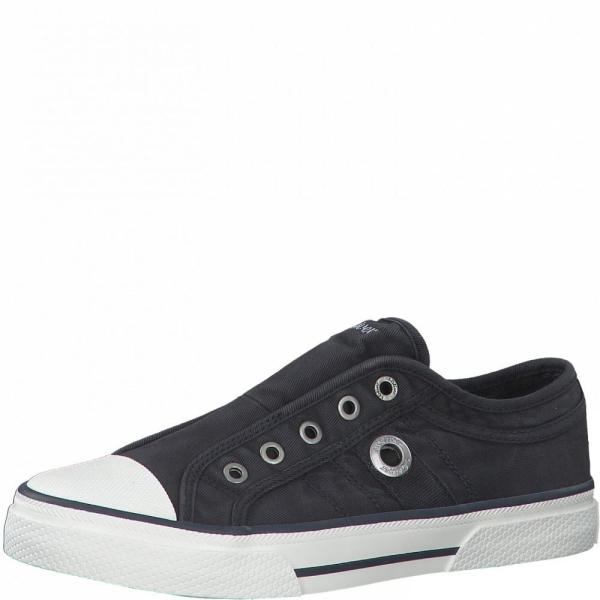 s.Oliver Damen Sneaker Low Slipper Schlupfschuh blau S12  5-5-24635-28 