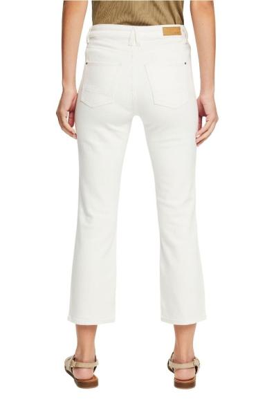 ESPRIT Cropped Jeans mit Kick Flare 032EE1B320 W28 | E110 OFF WHITE | 