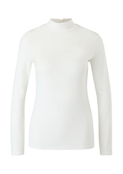 s.Oliver Langarmshirt aus Viskosestretch S22  2121823 40 | 7946 GREEN | 