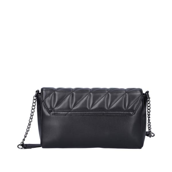 Rieker Umhängetasche Clutch Kettendetails Steppung schwarz S22 H1110-00 