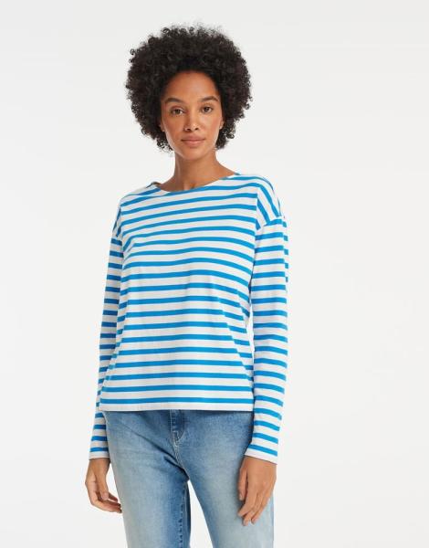 OPUS Streifenshirt Santio blau S13 10132311000100 