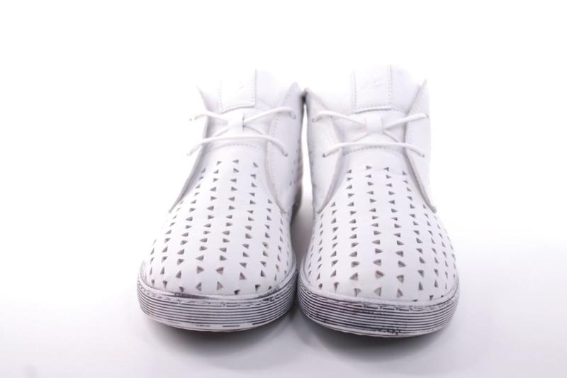 Andrea Conti Sneaker High Leder durchbrochen weiß S12 0349655001 