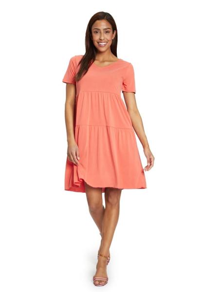 BETTY BARCLAY Stufenkleid A-Linie V-Ausschnitt 1/2 Arm 11901138 