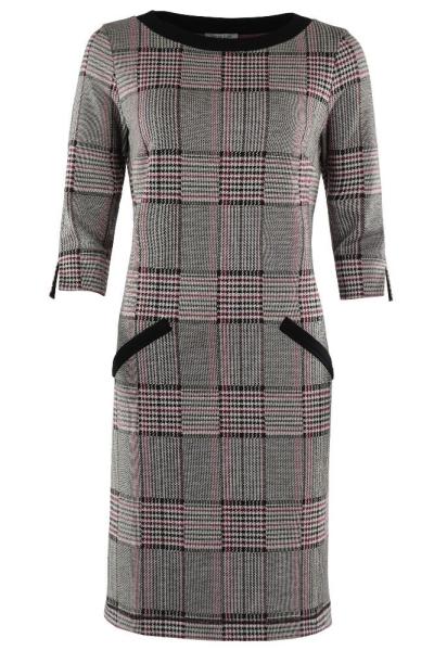 Hajo Kleid 3/4 Arm Glencheck 18965 
