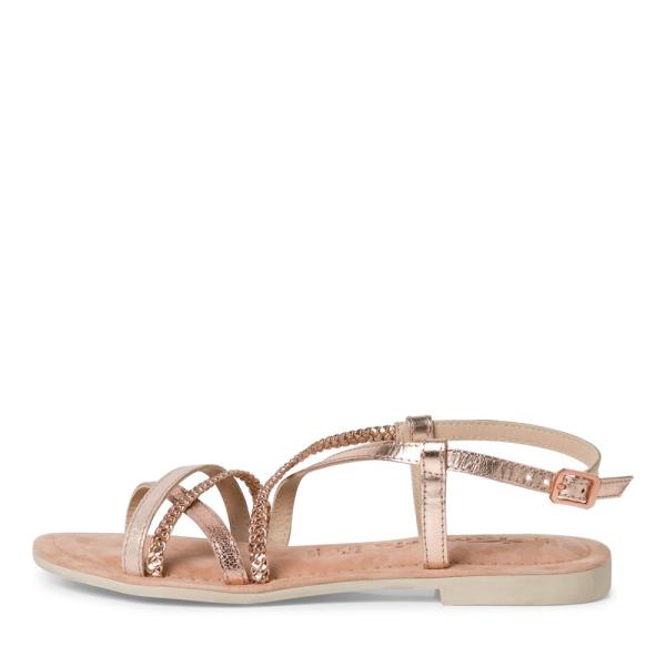 Tamaris Sandale Riemchen Leder rose metallic S13  1-1-28139-20 