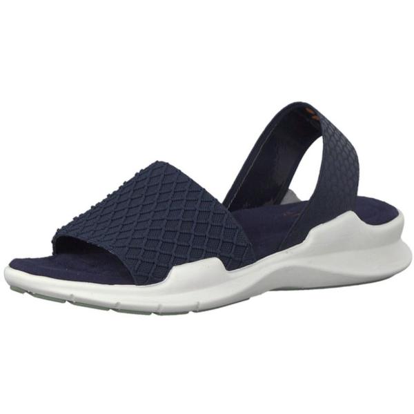 Tamaris Pantolette Textil blau 1-1-27202-20 