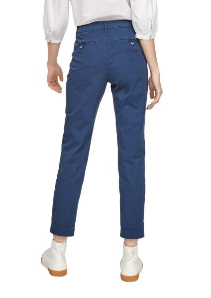 s. Oliver Hose gemustert blau 2100484 