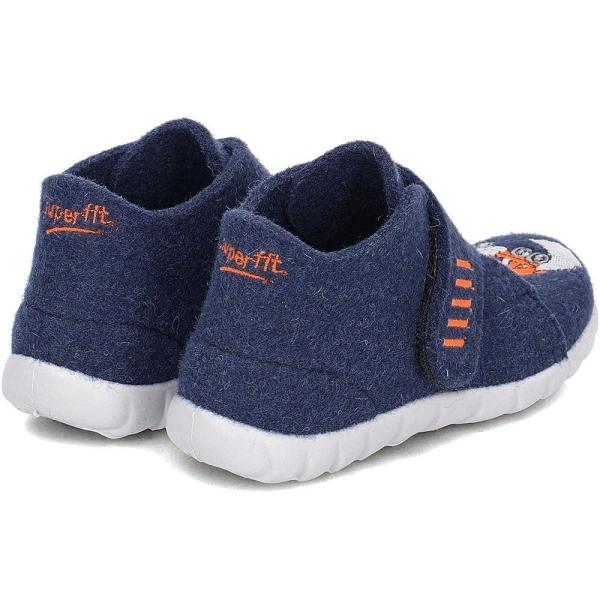 superfit HAPPY blau Filz Hausschuh 3-00291-80  
