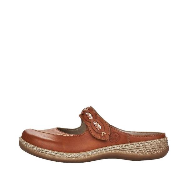 Rieker Antistress Damen Clogs braun S12 46468-24 
