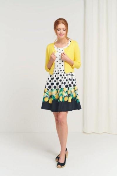 Smashed Lemon Cardigan Bolero gelb 90002-150 