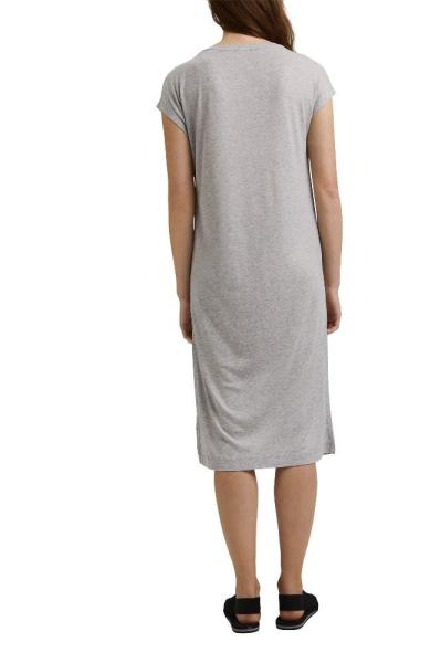 edc Kleid midilänge grau 051CC1E303 