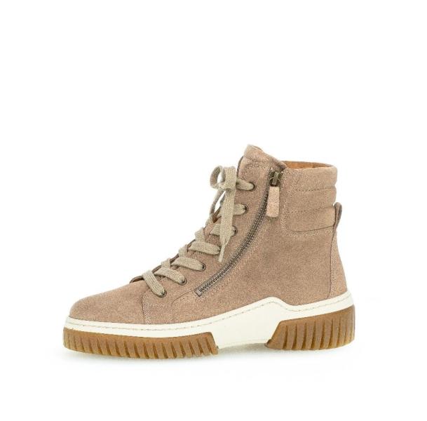 Gabor Schnürstiefelette beige S21 73.761.12 7 | desert | F