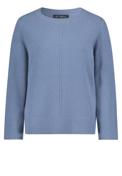 Betty Barclay Feinstrickpullover Rundhalsausschnnitt blau, lila S22 57411165 