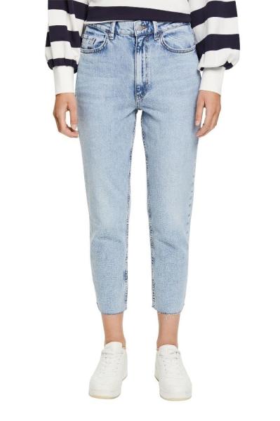 EDC Cropped Jeans Baumwoll- Mix blau S12 022CC1B311 W31 | C903 BLUE LIGHT | 